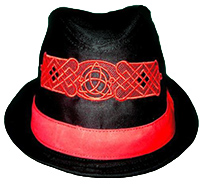 Fedora Hut mit keltischem Ornament