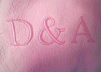 Frottewaren gestickt