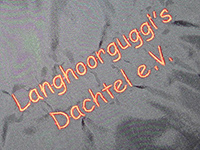 Windjacke mit Vereinsname Stickerei